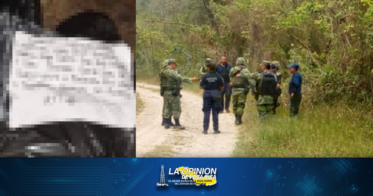 ¡Hallan dos embolsados en Chumatlán!