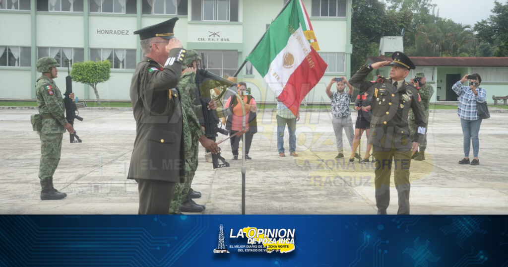 Rinde protesta nuevo comandante del 7º Batallón de Infantería