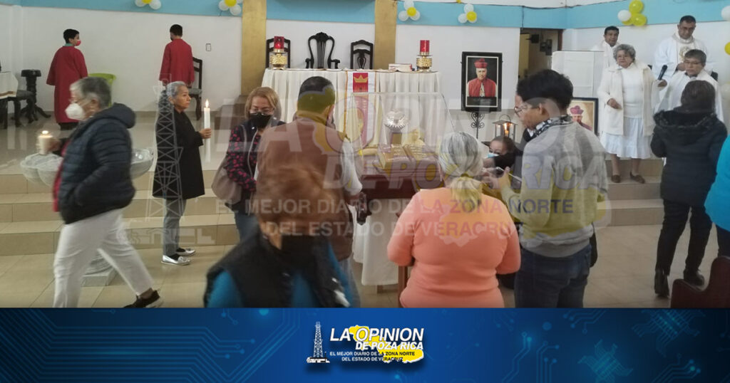 Reliquias de Guízar y Valencia, llegan a Coatzintla