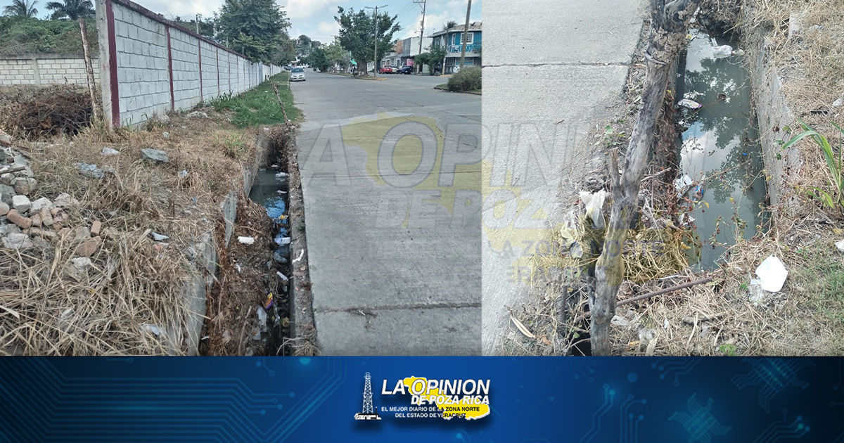 En riesgo peatones y automovilistas por zanja sin protección en Kawatzin