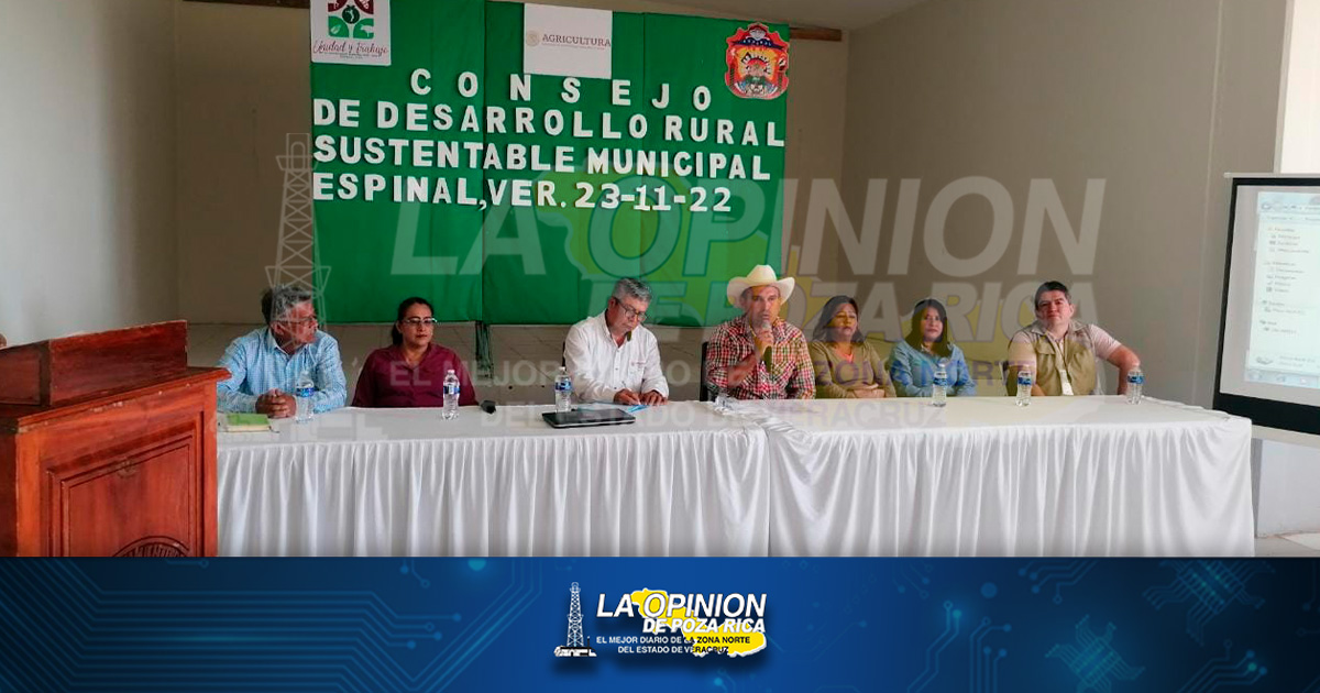 Integran Consejo de Desarrollo Rural Sustentable en Espinal