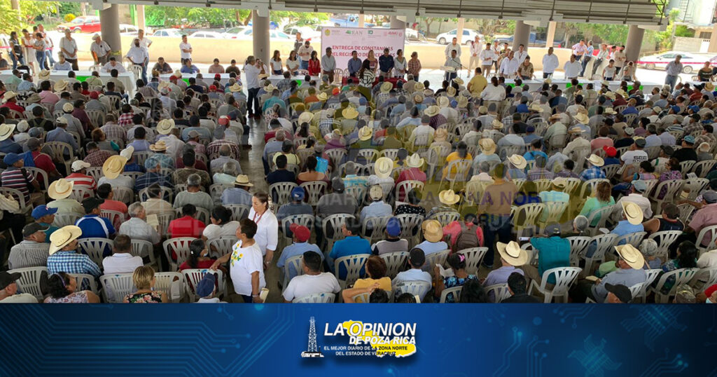 Entrega RAN constancia de sucesores a 851 beneficiados