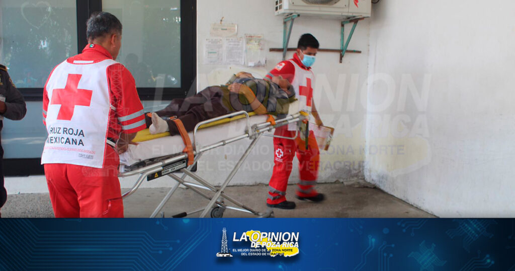 Se lesiona en caída