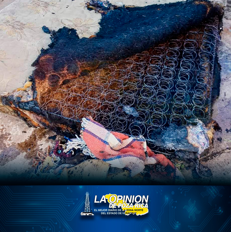 Infante es rescatado de morir quemado