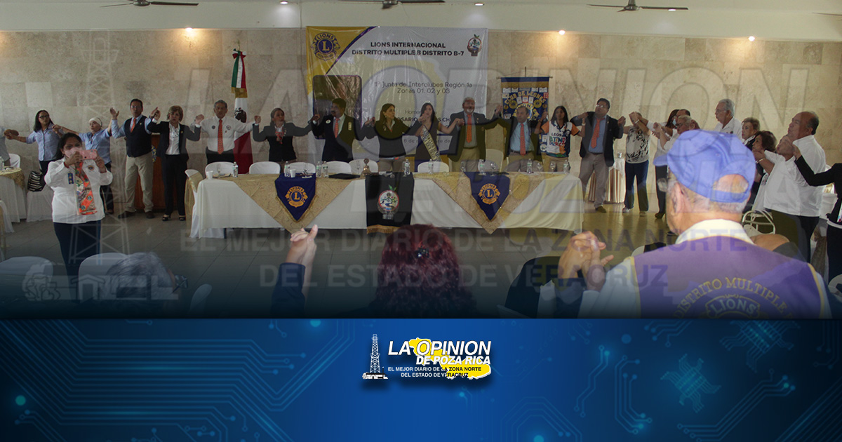 Club de Leones sesiona en la Junta Interclubes