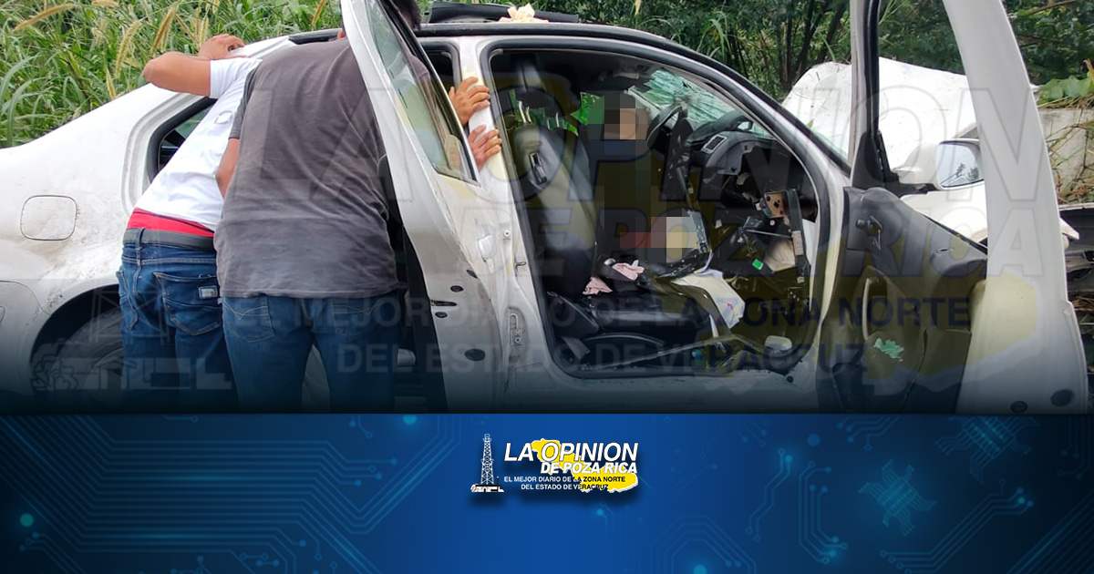Se mata en accidente carretero