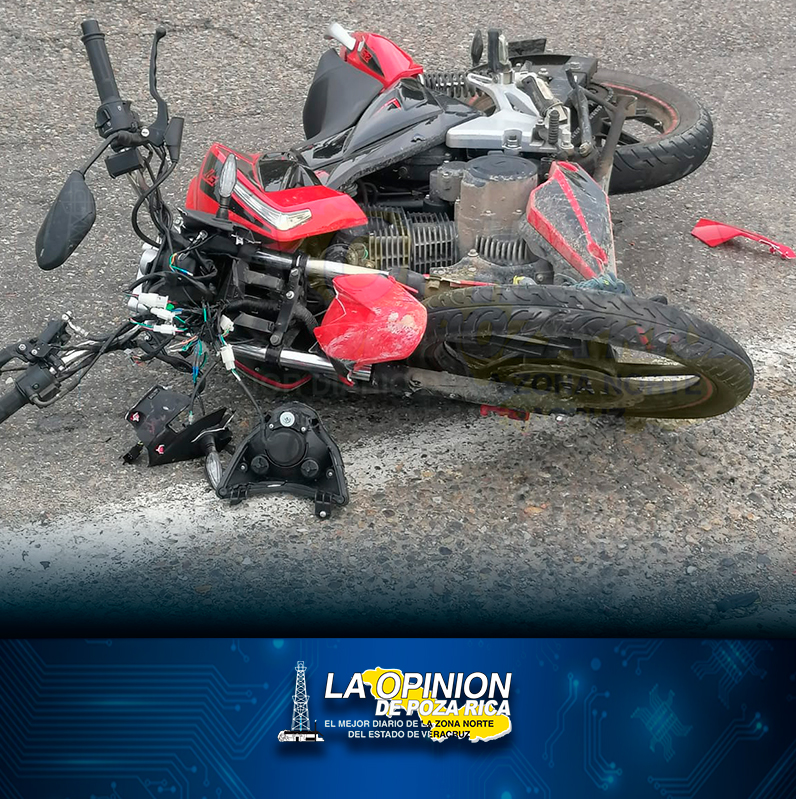 Taxista imprudente provocó accidente