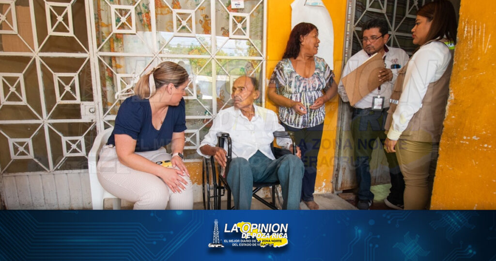 Familias de Poza Rica recibieron apoyo de bienestar