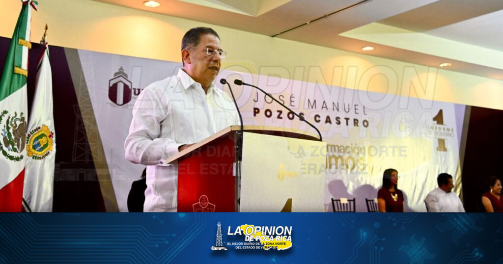 José Manuel Pozos Castro rindió su Primer Informe de Gobierno