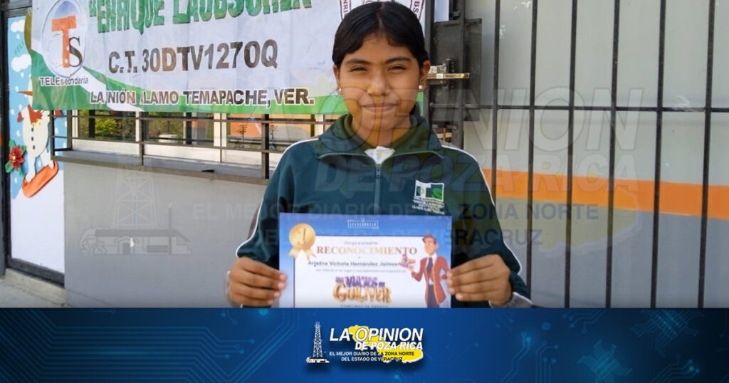 Destaca estudiante en premio nacional