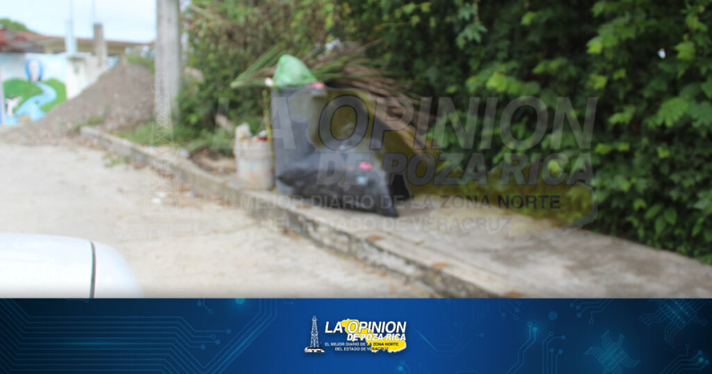 Cazoneños acusan mal servicio de Limpia Pública