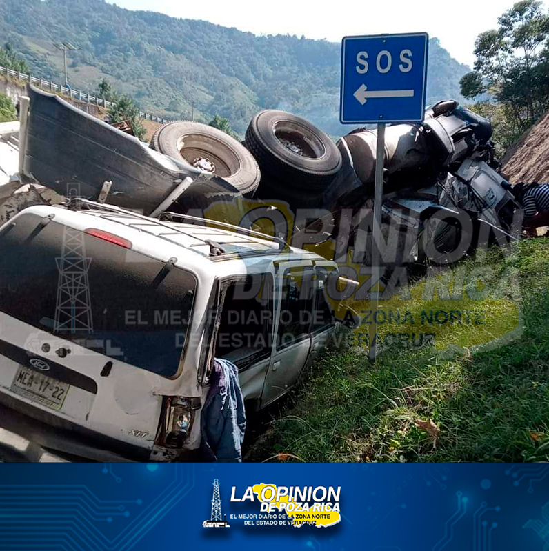 Trailer sin frenos deja un muerto y 15 personas heridas