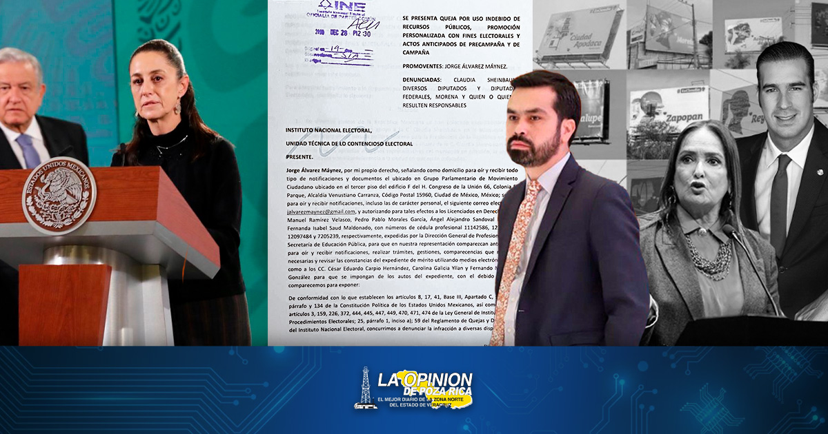 Denuncian ante el INE campaña anticipada
