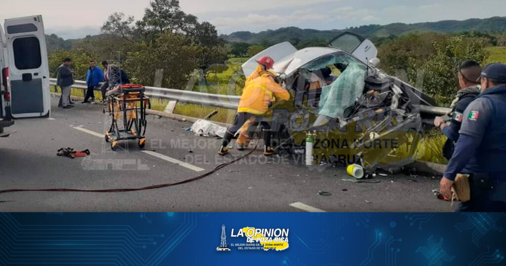 ¡Fatal accidente en autopista!