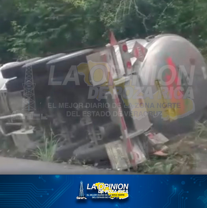 ¡Vuelca por evitar choque!