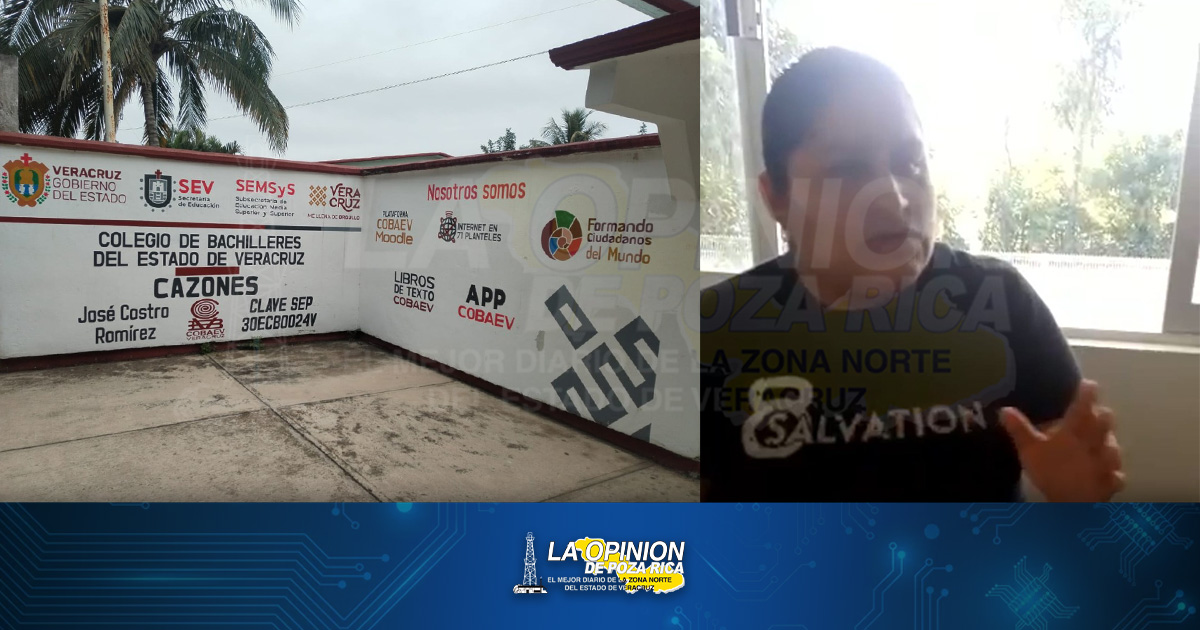 Le gusta más la politiquería que atender el plantel Cobaev Cazones