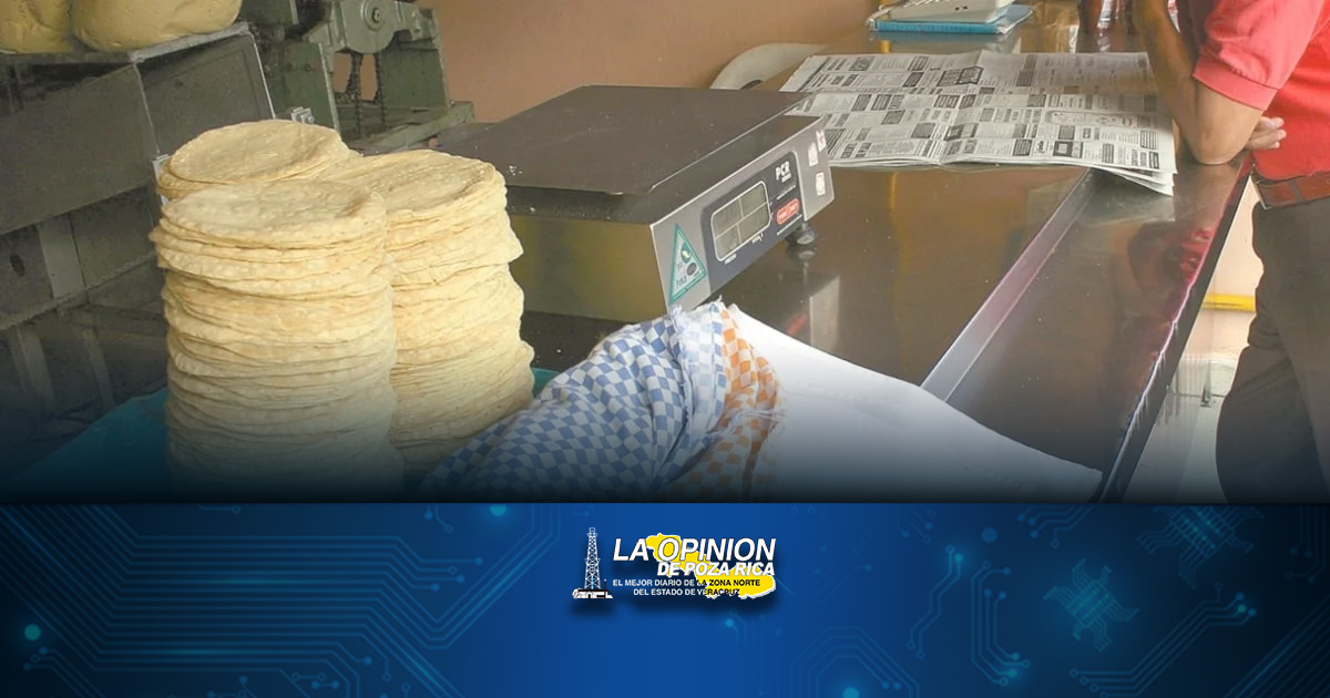 Tortilla subió más de 3 pesos en promedio a lo largo de 2022