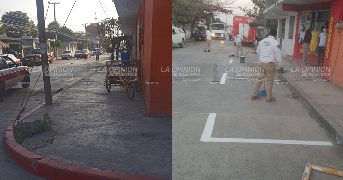 Reubica tránsito municipal sitios de taxis