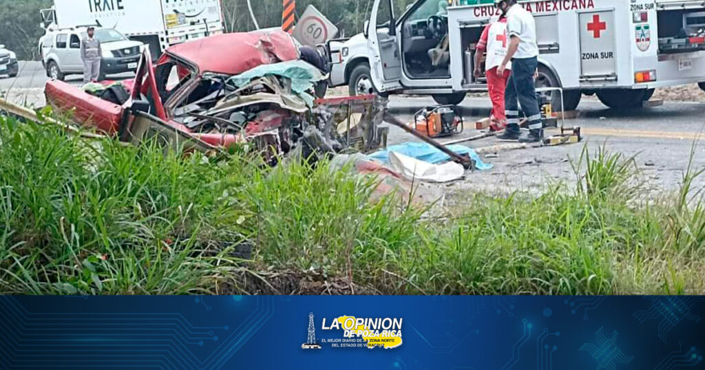 ¡Carreterazo; 1 muerto y 2 heridos!