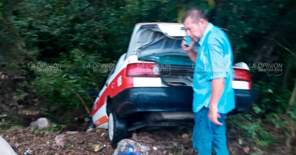 Peligrosa salida de camino