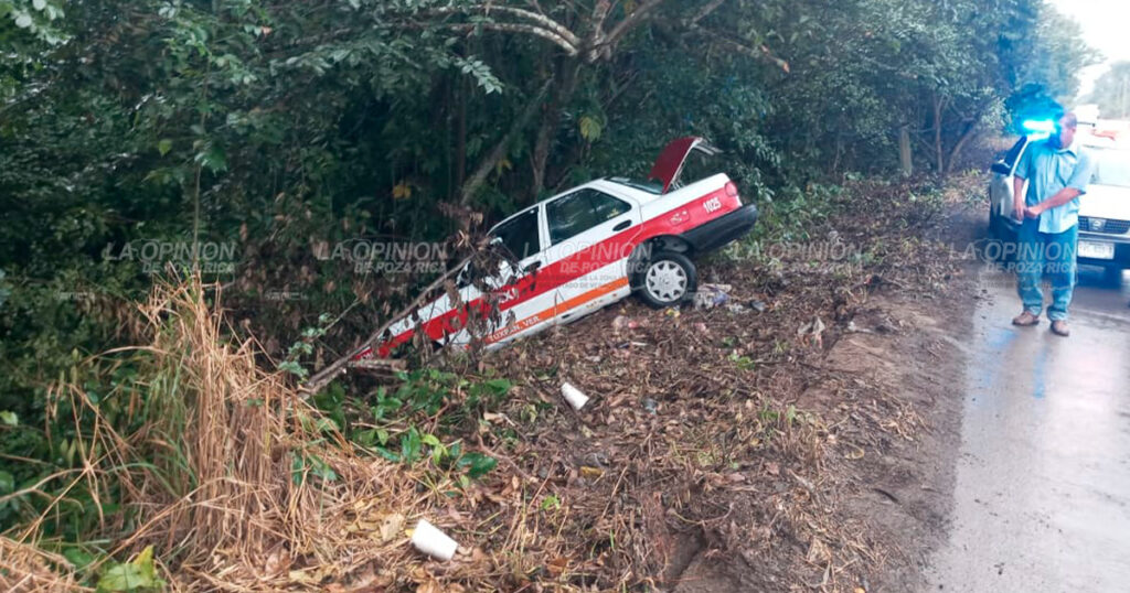 Peligrosa salida de camino