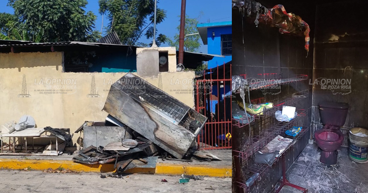 ¡Incendio devasta vivienda!