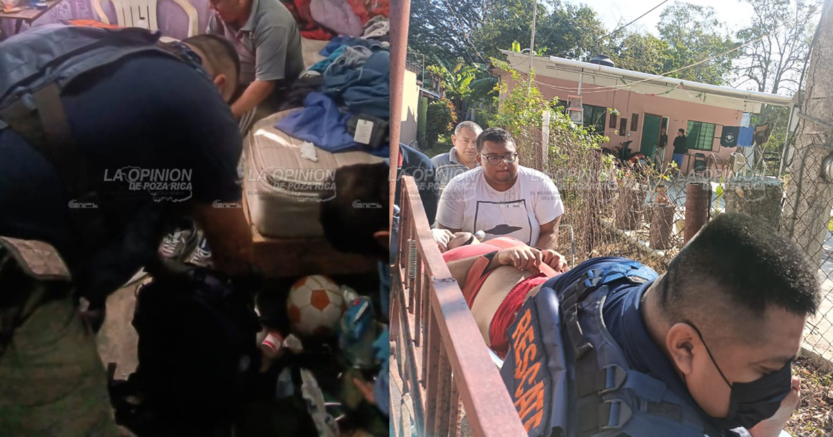 Cae y queda inconsciente