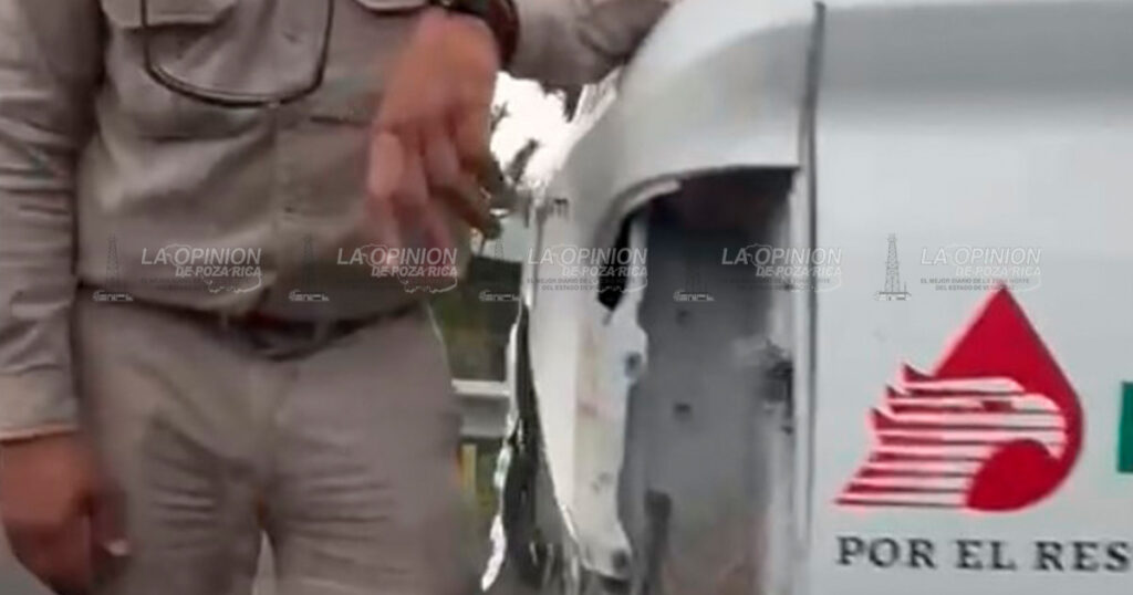 ¡Choca y se sale del camino!