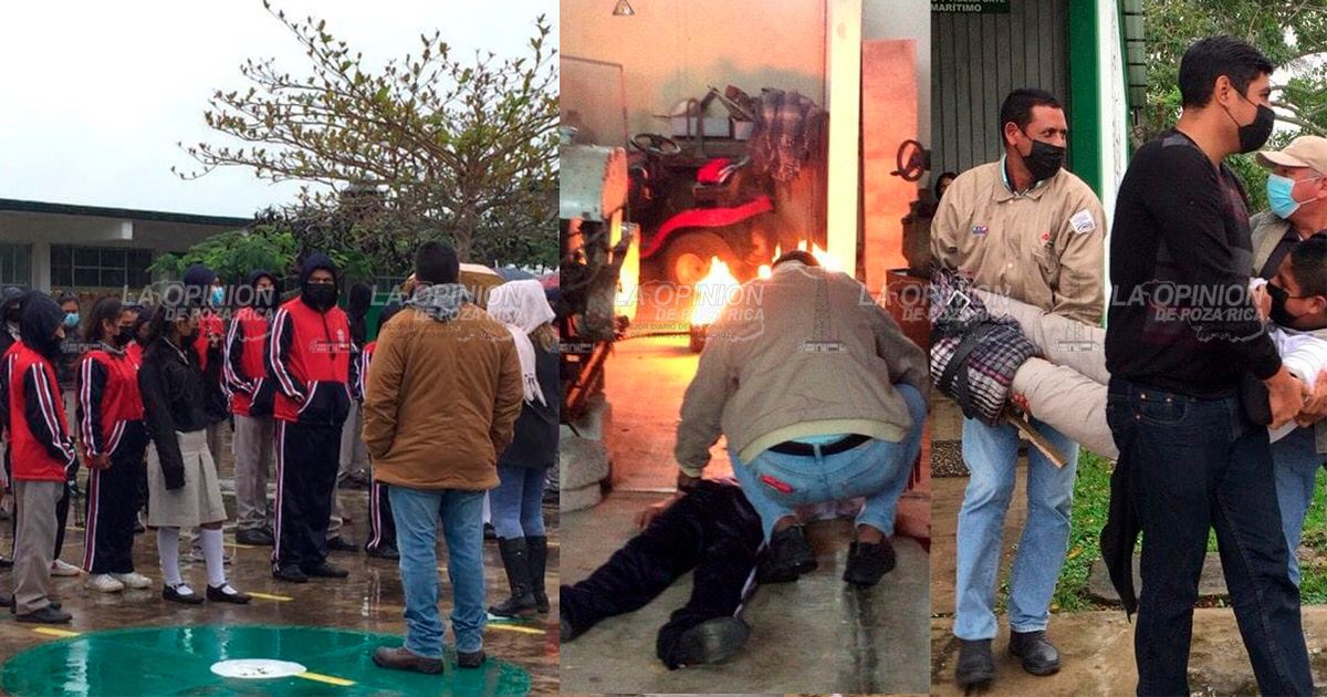 Enseñan a estudiantes a prevenir incendios