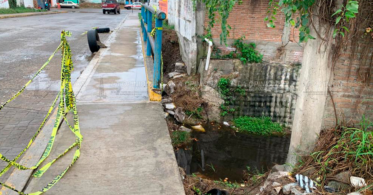Un peligro puente vehicular del Oro Verde