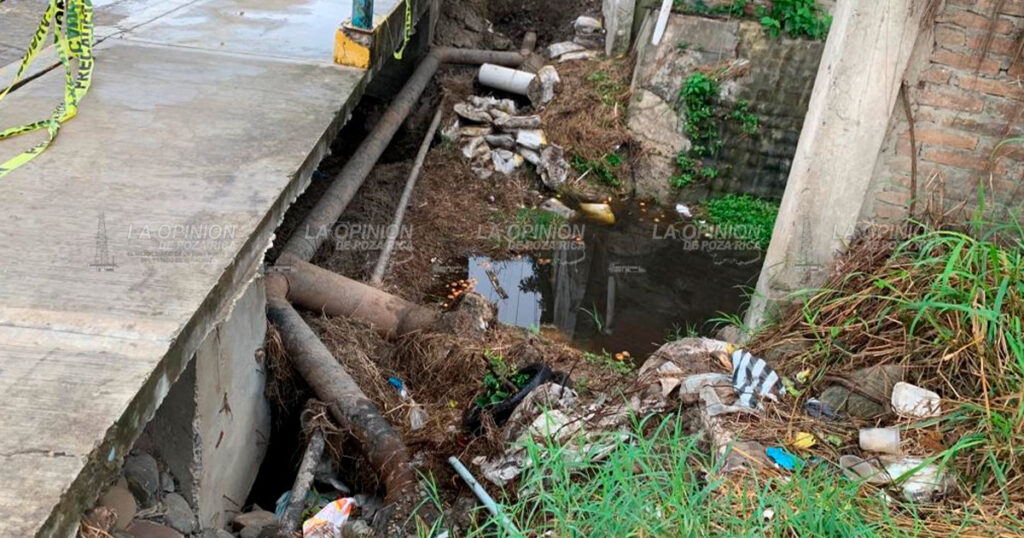 Un peligro puente vehicular del Oro Verde