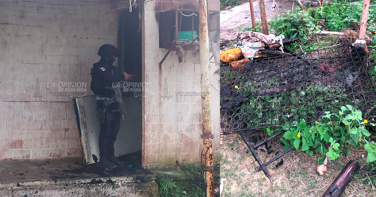Se incendia vivienda en Arroyo de Mollejón