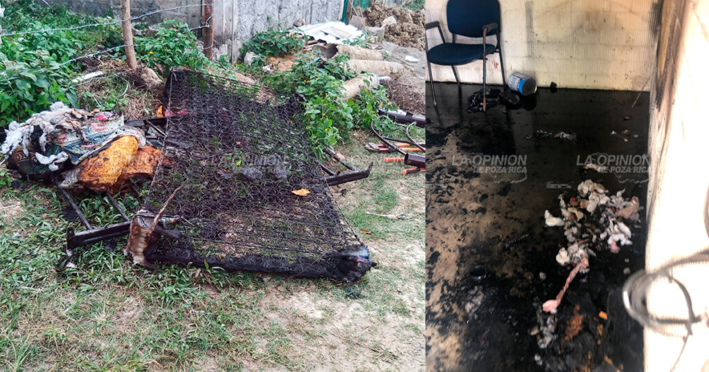 Se incendia vivienda en Arroyo de Mollejón