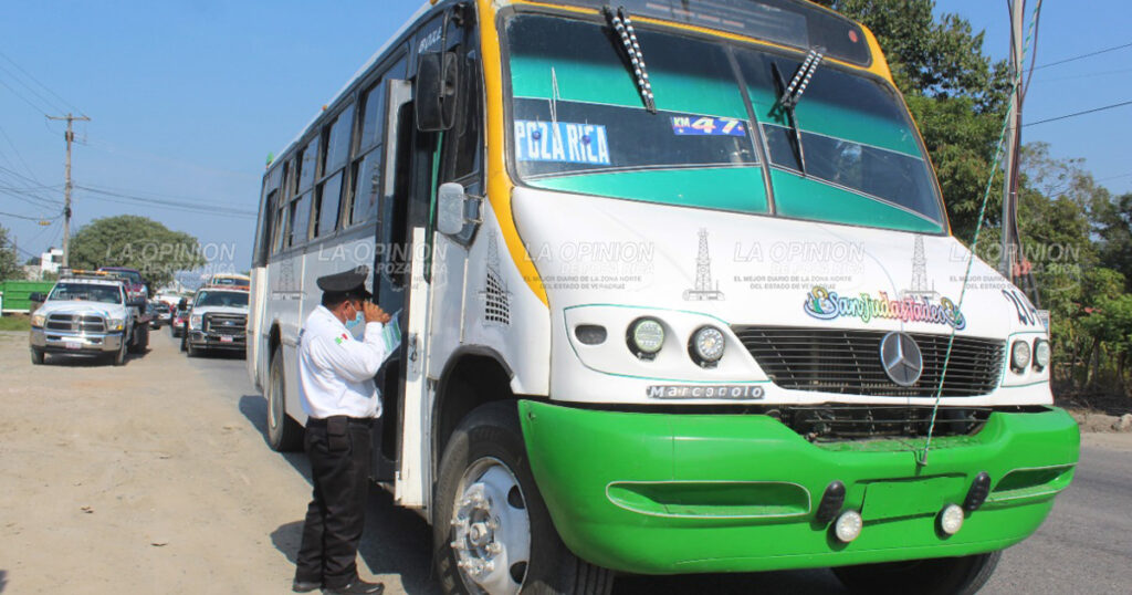 Inician operativos de Transporte Estatal PR y Papantla
