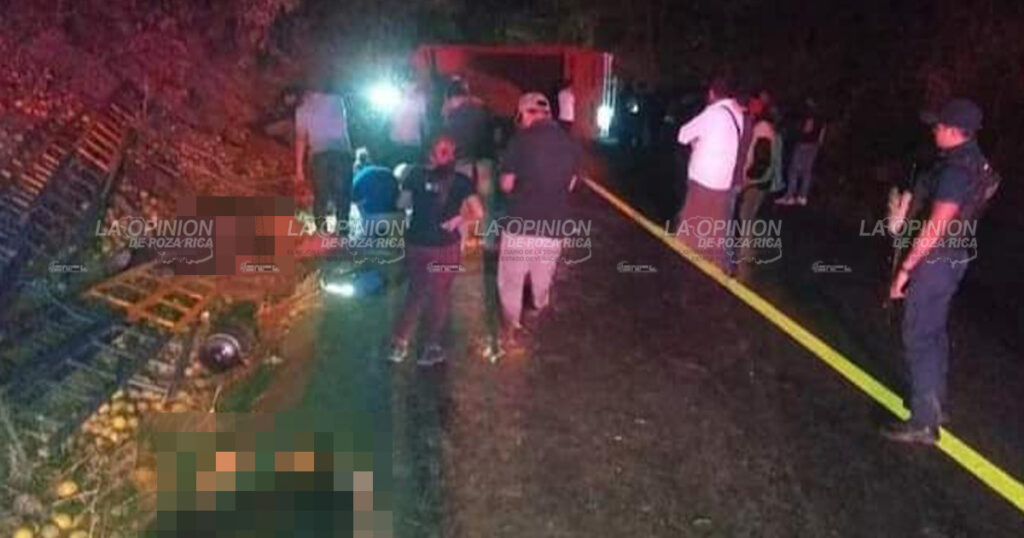 ¡Trágica volcadura; 1 muerto!