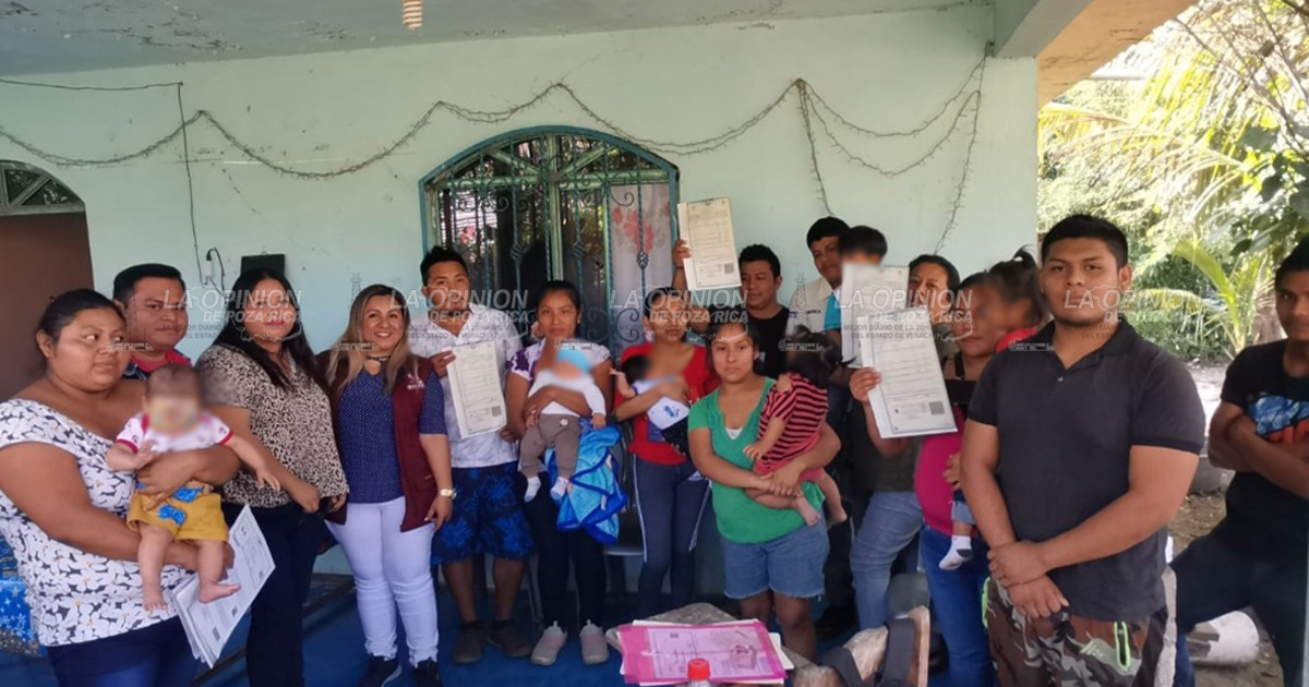 Va el Registro Civil a las comunidades