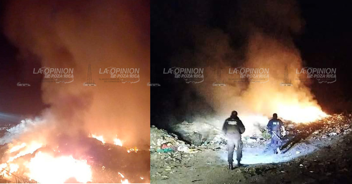 Arde otra vez el basurero municipal