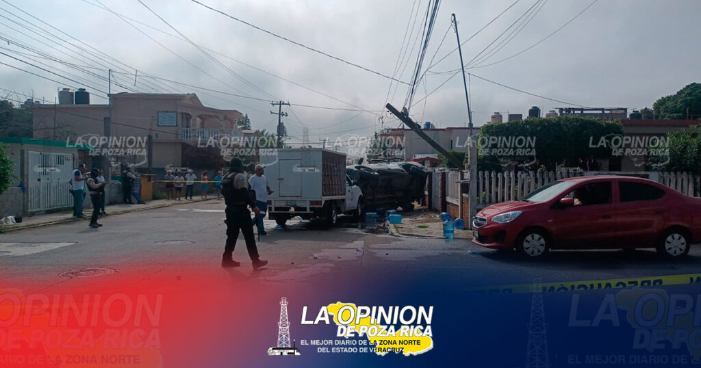 PATRULLA DE LA FC CHOCA Y VUELCA