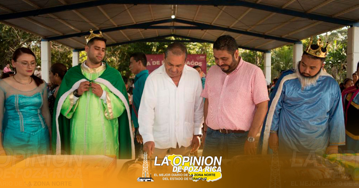 Los reyes magos continúan su recorrido por comunidades de Tuxpan