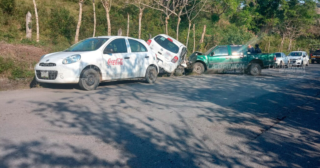 Empleado de la Coca accidentado