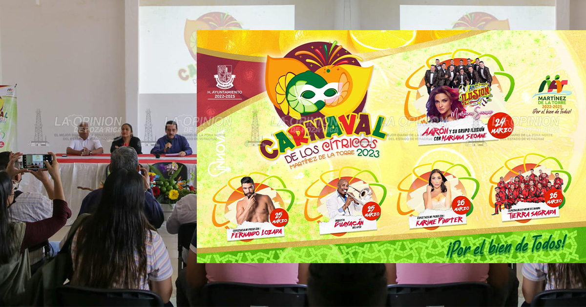 Anuncian el carnaval