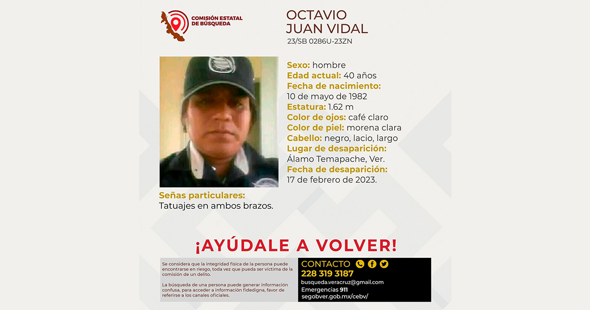 Persisten las desapariciones en Álamo