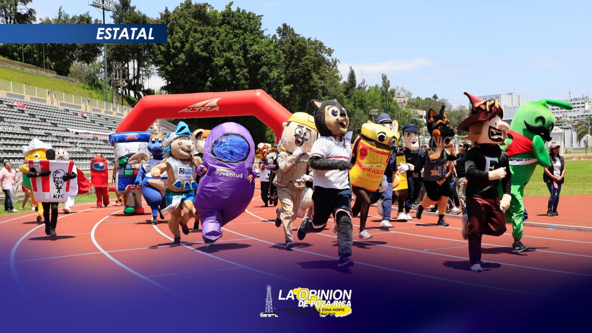 Exitosa Gran Carrera de Botargas en el Estadio Xalapeño