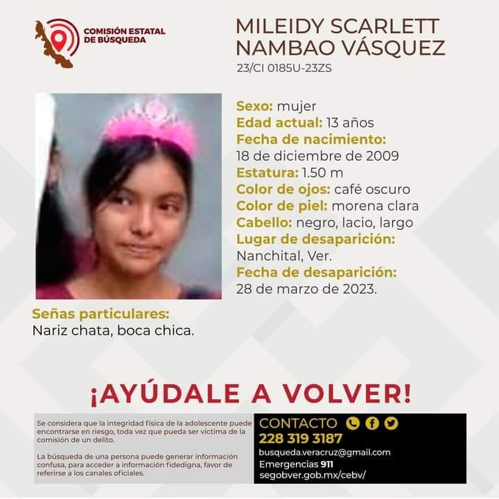 Adolescente desaparece dentro de la secundaria