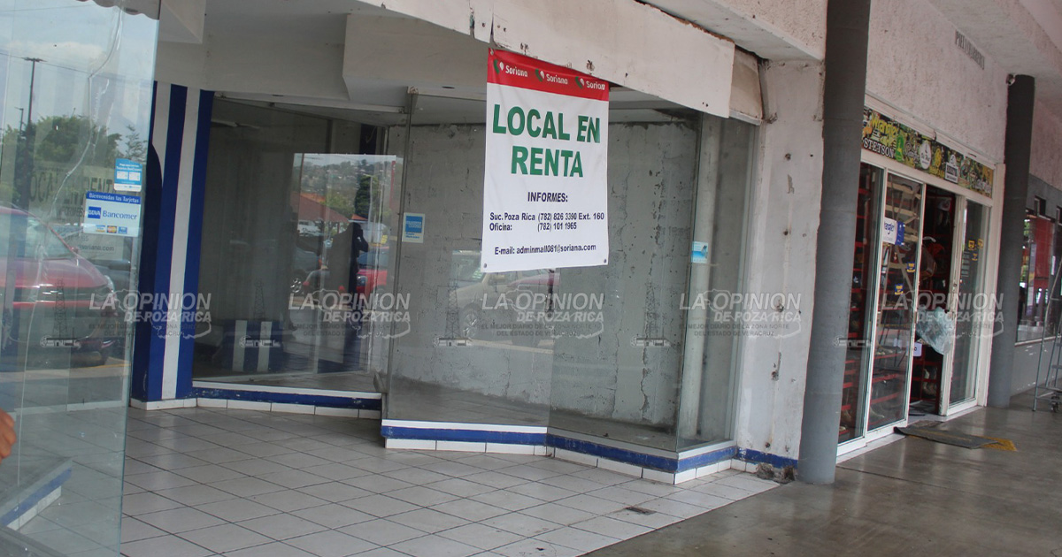 Persisten comercios cerrados desde hace varios años