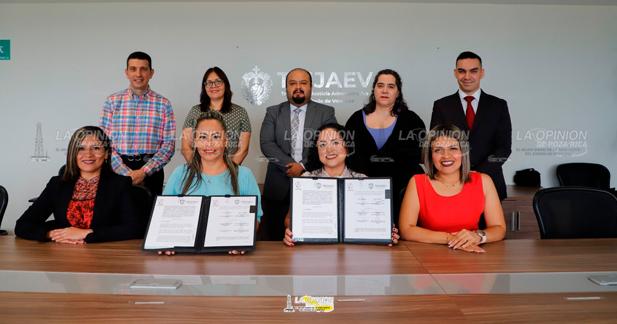 Signan colaboración TRIJAEV y Derechos Humanos