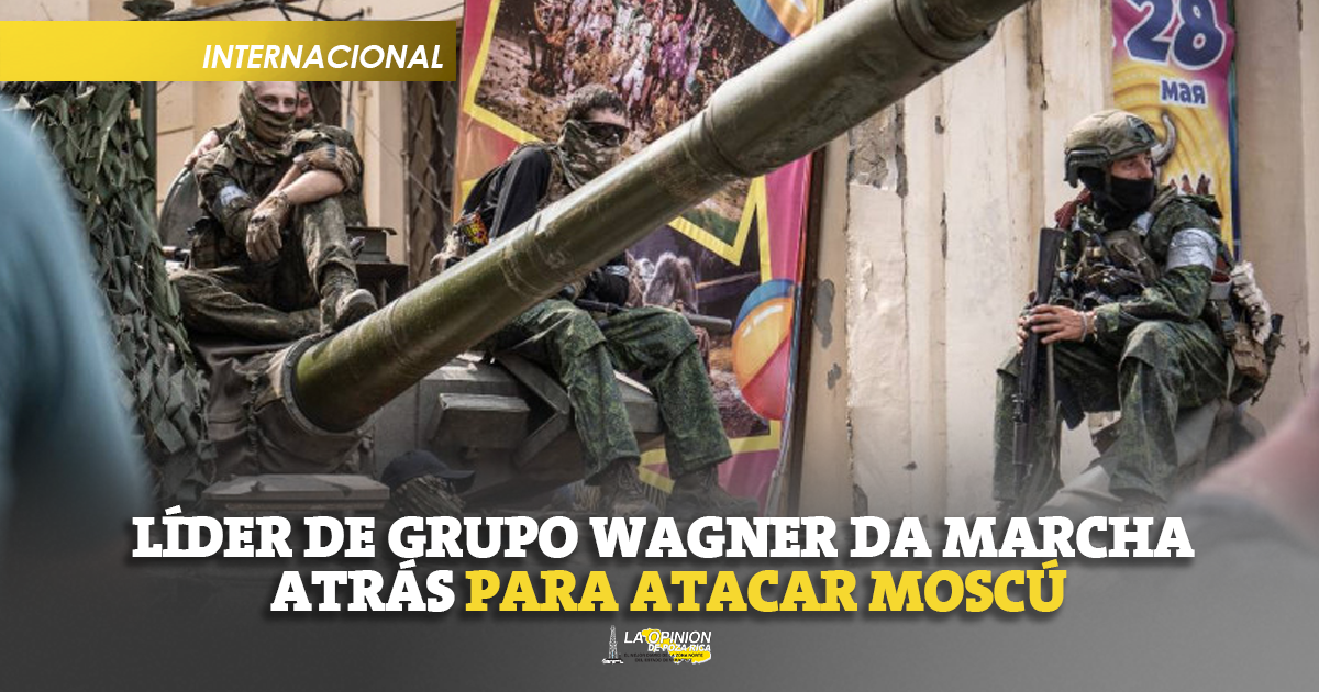 Líder de Grupo Wagner da marcha atrás para atacar Moscú