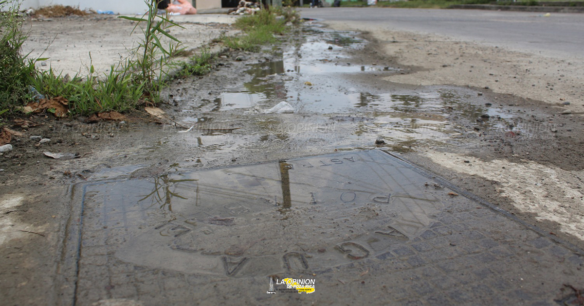 Se fugan miles de litros de agua