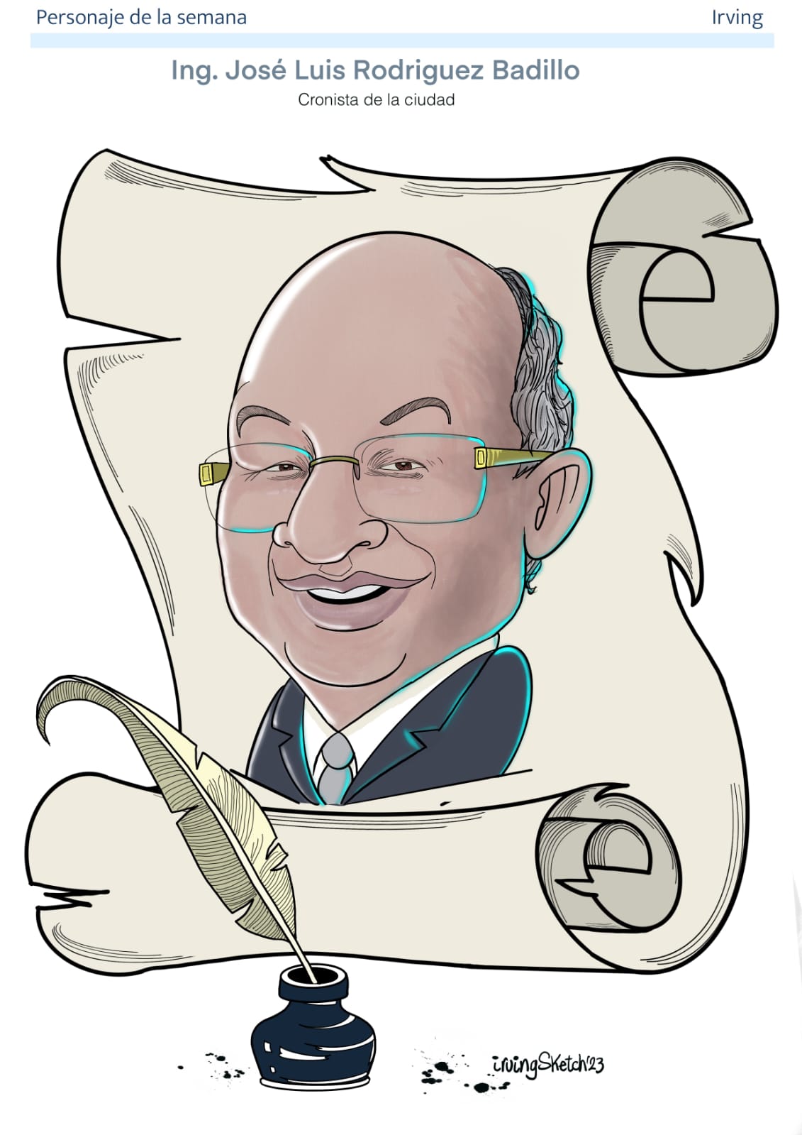 El cartón de Irving, en La Opinión de Poza Rica. #Elpersonajedelasemana