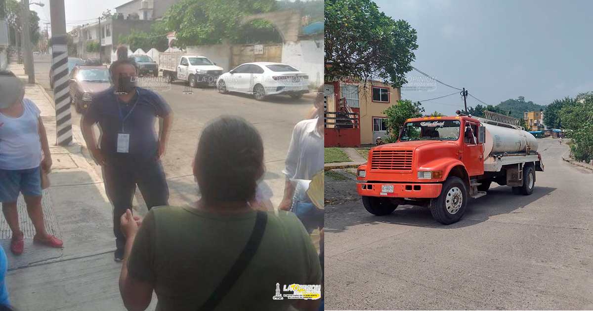 ¡Crece el clamor por el agua en Coatzintla!